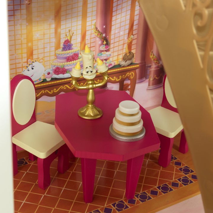 Vil ikke kærtegn Fejl KidKraft Disney Prinsesse Belle Dukkehus m/møbler (Udgået)