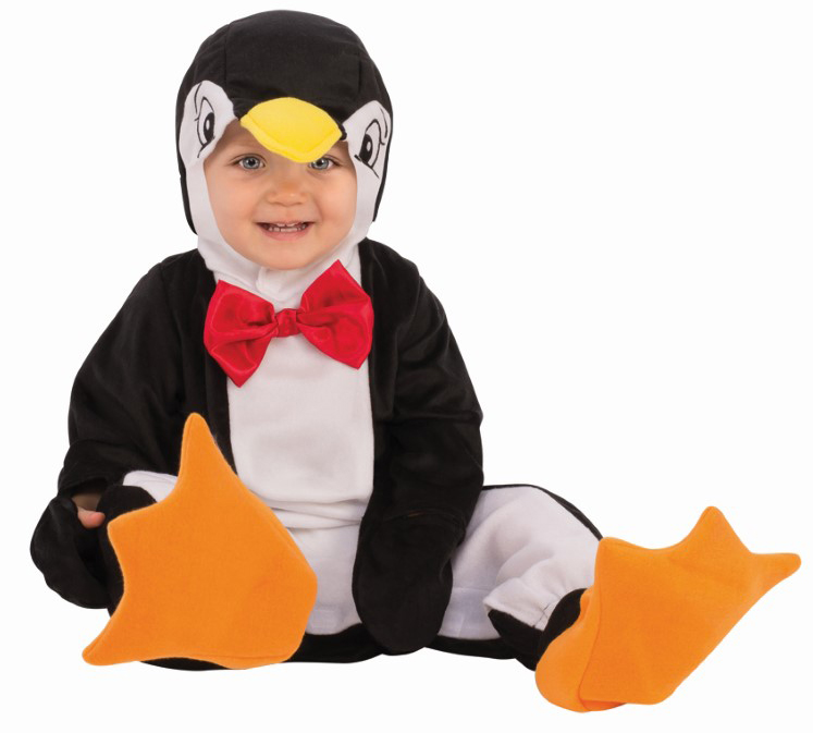 Se Pingvin Baby kostume (6-36 måneder) hos MM Action
