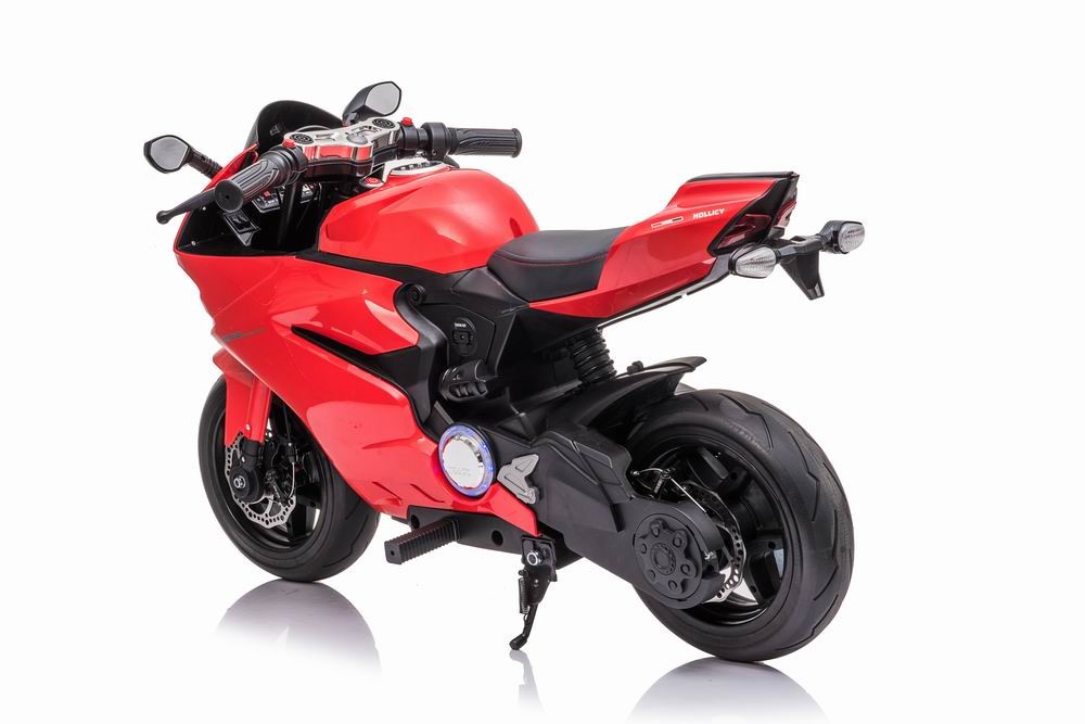 Vælge blik Tilintetgøre Street Racer EL Motorcykel 24V 250W m/gummihjul og lædersæde, Rød Kr. 2.298  - på lager til omgående levering