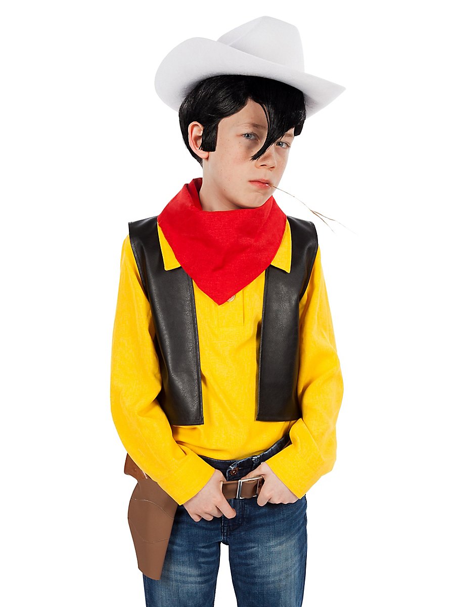 Se Lucky Luke Cowboy Børnekostume / Udklædningstøj(Str. 98-104/98-104) hos MM Action