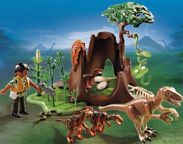 5233 - Deinonychus with Velociraptoren, Playmobil