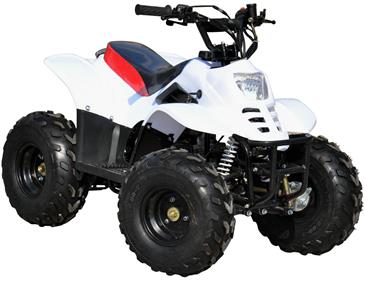 ATV 110cc Auto Hvid, MegaLeg 