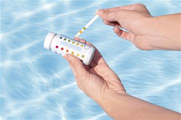 Bestway Pool / Spa teststrimler PH/Klor/Alka (50 stk.)-4