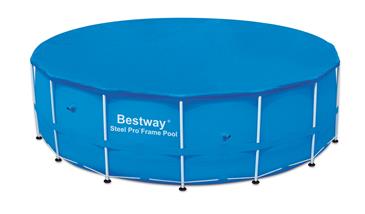 Bestway Steel Pro Frame Pool 457x122cm m/pumpe stige,bund+overdækning-3