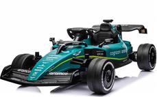 Aston Martin F1 Gokart til børn 4x12V m/2.4G + lædersæde + gummihjul