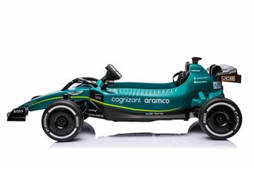 Aston Martin F1 Gokart til børn 4x12V m/2.4G + lædersæde + gummihjul-3