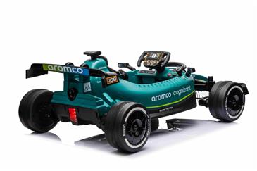 Aston Martin F1 Gokart til børn 4x12V m/2.4G + lædersæde + gummihjul-6