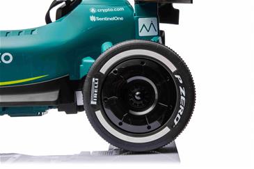 Aston Martin F1 Gokart til børn 4x12V m/2.4G + lædersæde + gummihjul-9