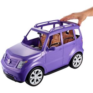 Barbie SUV Bil til 4 dukker, Lilla-2