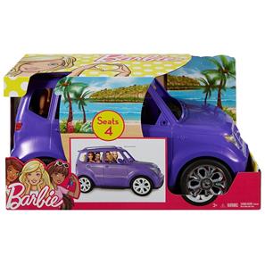 Barbie SUV Bil til 4 dukker, Lilla-5