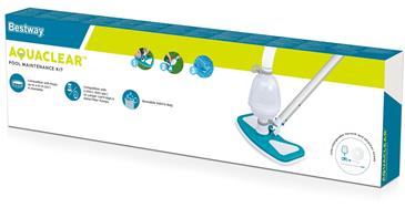 Bestway AquaClean Poolvedligeholdelsessæt med Støvsuger og Skimmer-2