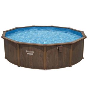 Bestway Hydrium 488 x 132 cm stål pool m/sandfilter, Skimmer mv-3