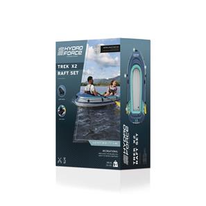 Bestway Hydro Force Gummibåd Treck X3 Sæt 232 x 118 cm-11