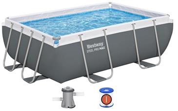 Bestway  Steel Pro MAX 282 x 196 x 84 cm Rektangulær Pool 