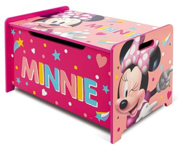 Disney Minnie Mouse Legetøjskasse og Bænk i Træ