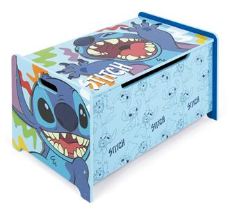 Disney Stitch Legetøjskasse og Bænk i Træ-4