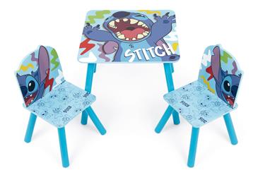 Disney Stitch Træ bord med stole-2