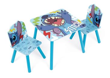 Disney Stitch Træ bord med stole-3