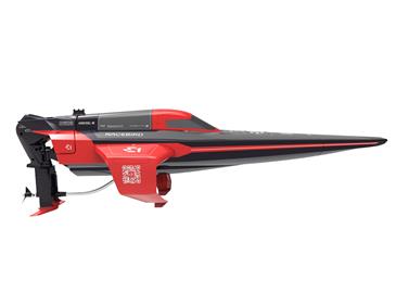 E1 RaceBird Lite RC Hydrofoil Fjernstyret Båd 2.4GHz RTR, Rød-2