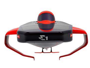 E1 RaceBird Lite RC Hydrofoil Fjernstyret Båd 2.4GHz RTR, Rød-3