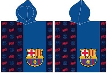 FC Barcelona Poncho badehåndklæde med hætte - 100 procent bomuld