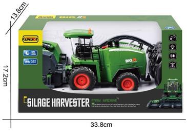 Fjernstyret Mejetærsker Silage 1:24 Alloy 2.4G-2