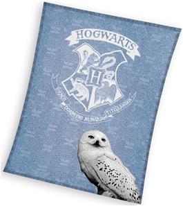 Harry Potter Hedwig Coral Fleece tæppe - 130 x 170 cm