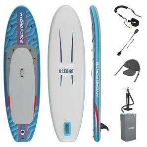 Hydro Force Oceana 2-i-1 Oppusteligt SUP Paddleboard og Kajak-sæt 305 cm-4