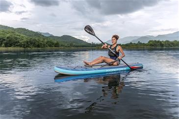 Hydro-Force Oceana 2-i-1 Oppusteligt SUP Paddleboard og Kajak-sæt 305 cm-8