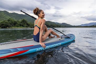 Hydro Force Oceana 2-i-1 Oppusteligt SUP Paddleboard og Kajak-sæt 305 cm-9