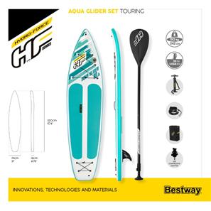 Hydro-Force SUP Paddle Board 320 x 79 x 12 cm  Aqua Glider sæt-14