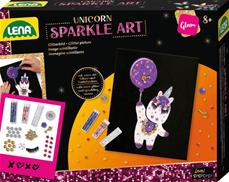 LENA Sparkle Art - Enhjørning Glittersæt