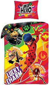 Miraculous Ladybug ''Lucky Charm'' Sengetøj, 100 bomuld