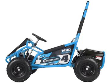 Mud Monster EL GoKart 1000W Brushless 48V Blå-2