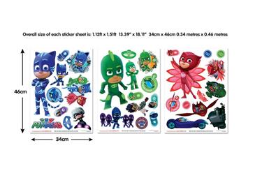 Pyjamasheltene / PJ Masks Wallstickers-3