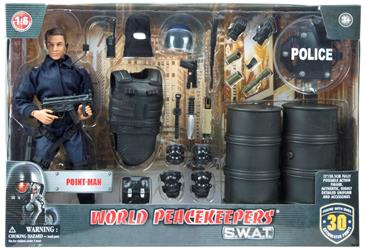 S.W.A.T. Leder / Point-Man Politi Action Figur Delux pakke 30,5cm-2