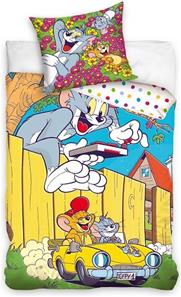 Tom & Jerry Sengetøj 150 x 210 cm - 100 procent bomuld