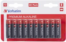 Verbatim 20 stk AA batterier